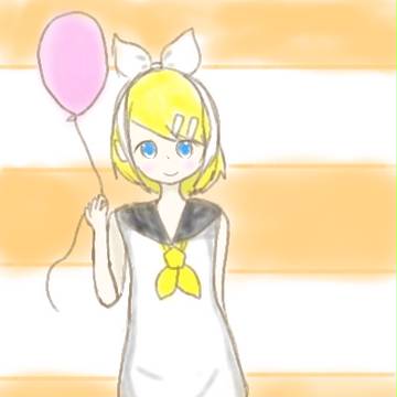 水彩リンちゃん