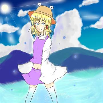 夏の諏訪子様