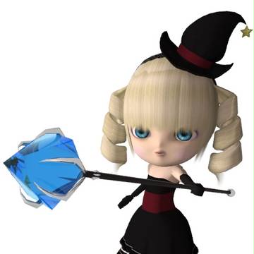 3Dオリジナルキャラ「魔法少女」