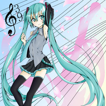 初音ミク、塗らせていただきました。