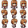 オリキャラ歩行グラ