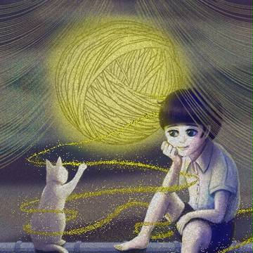 お月様と、君と