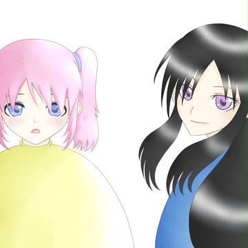 風船に入った女の子