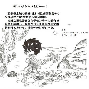 【擬人化】モンハナシャコ萌えをこじらせて擬人化してみました。