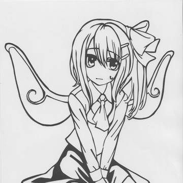 【切り絵】大妖精