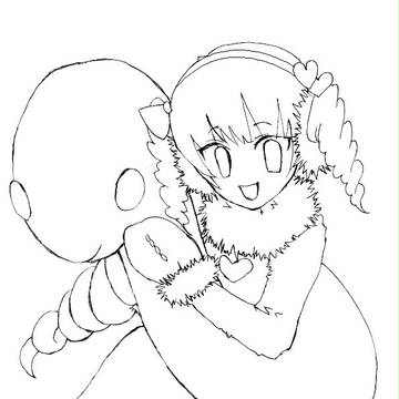 今年の年賀状　下絵。