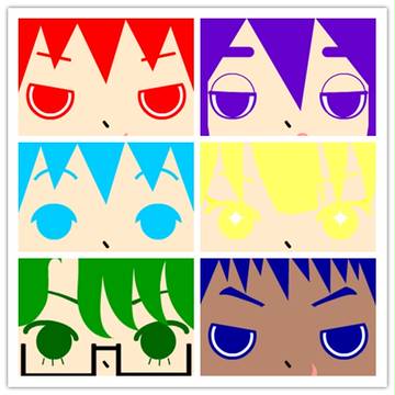 四角い顔アイコンジェネレータ