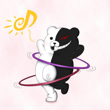 モノクマフラフープ