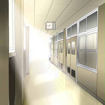 昼頃の廊下