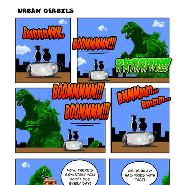 Urban Gerbils: Godzilla!