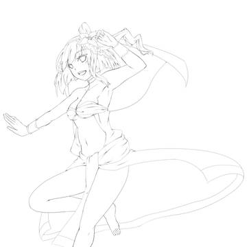 モルさん線画