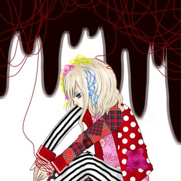 赤い糸でずっと。