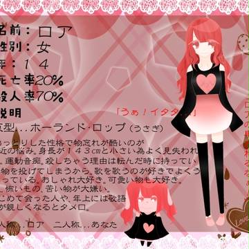 【絵師HTF擬人化】参加させていただきます！！！【キャラシ】