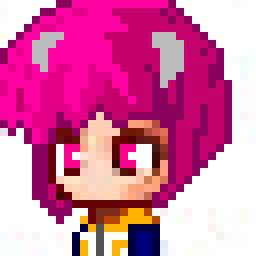 ナナのパワポケ風ドット絵