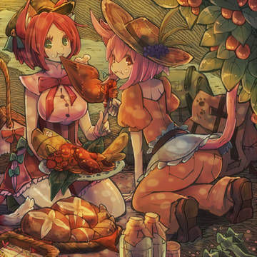 【ぴくネコ２】picnic!【ファンアート】