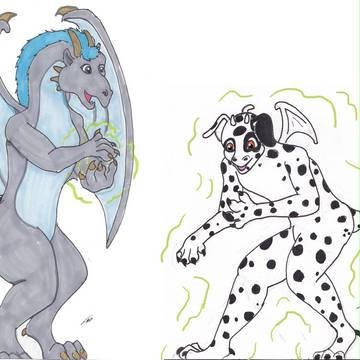 How to make a dragon, from a dog