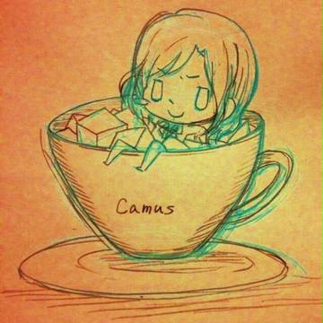 伯爵とコーヒーカップ