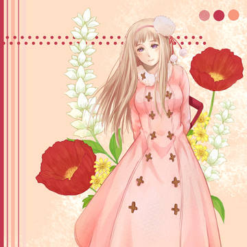 春先に花の種を埋めて