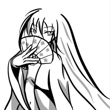 墨絵っぽく