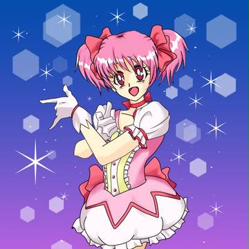 武内直子の絵柄で鹿目まどか