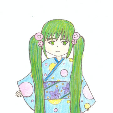 浴衣ミク