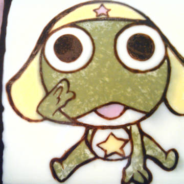 痛チョコ描いてみた♪ケロロ軍曹（ケロロ）