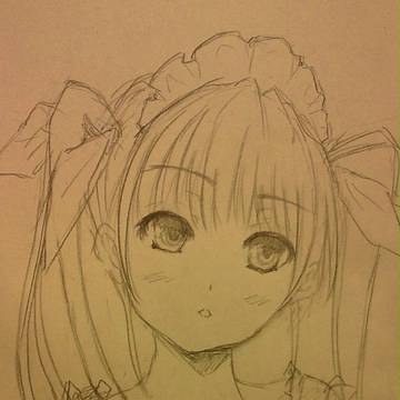 メイド ｵﾘｷｬﾗ 描いてみた