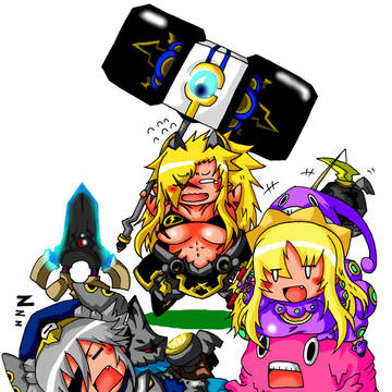 槍神＆雷神＆愚神