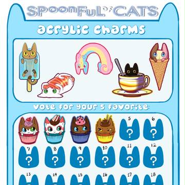 Cute Cat charms かわいい猫