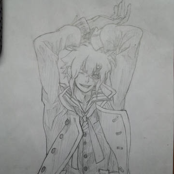 アレン・ウォーカー（D.Gray-man２１巻表紙）練習模写