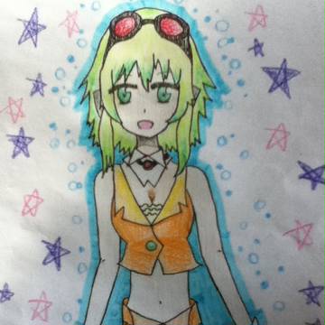 下手ながらGUMIを描いてみた