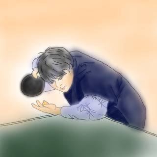 温泉卓球少年