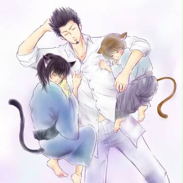 ぬこさんと昼寝