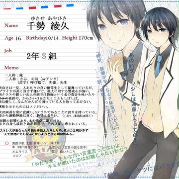 【B学3】千勢 綾久【生徒】