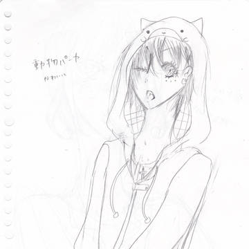 動物パーカ