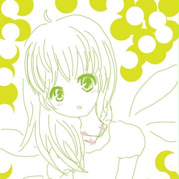 緑で妖精