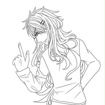 線画だけというこの