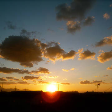 夕方