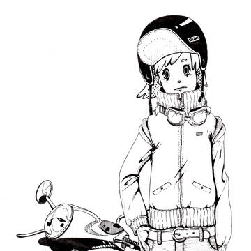 バイク女の子