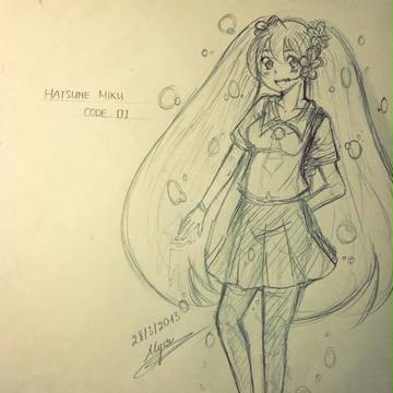 { Sketch } MIKU