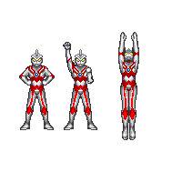 ウルトラマンエース　正面ポーズ