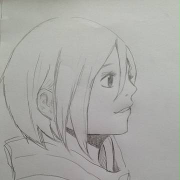 初！ 鉛筆で描いてみたなおちゃん