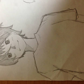 円さん描いてみた(｡╹ω╹｡)  