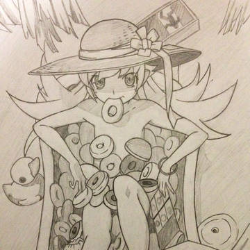 忍野　忍を模写った！