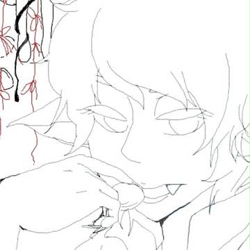どんばしゃ【線画】