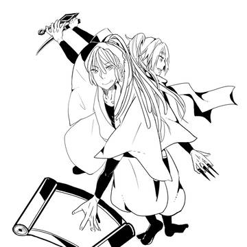 【線画】尾浜と久々知