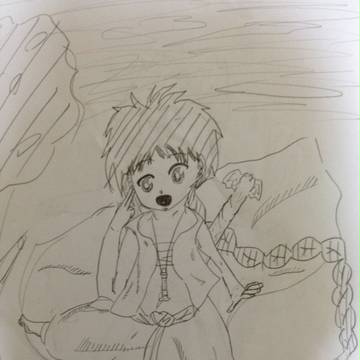 アラジン鉛筆画