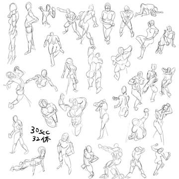 30秒ドローイング