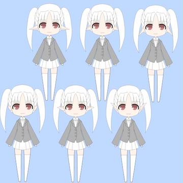 【キャラクターなんとか機】エルフ耳パーツ6種