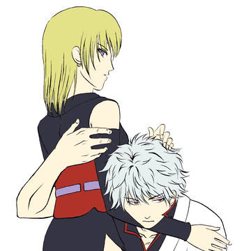 銀さんと月詠と月雄さんと銀子